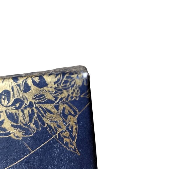 DIOR Detailed Empty Gift Box includes Blue & Gold Ribbon & Perfume Insert - Picture 10 of 13